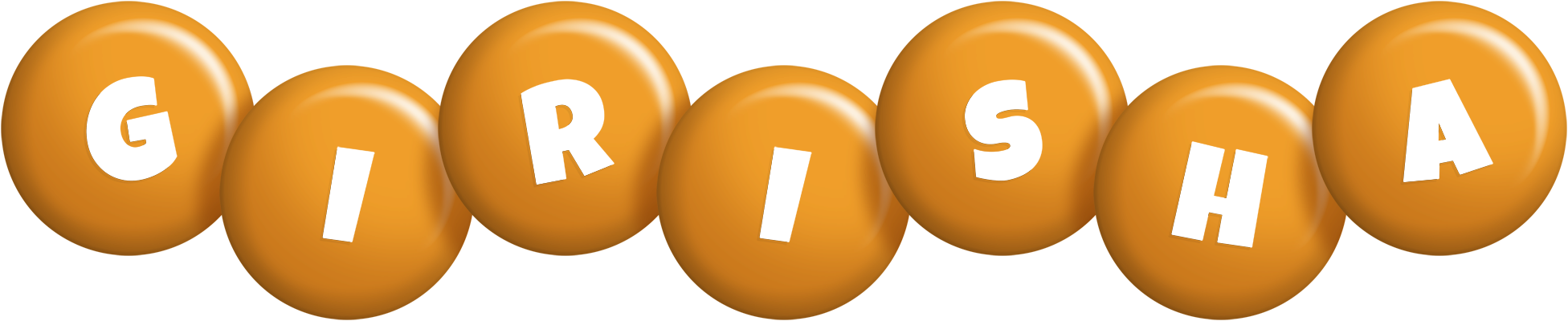 Girisha candy-orange logo