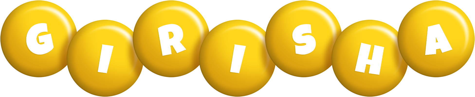 Girisha candy-yellow logo