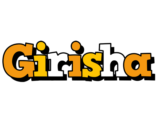 Girisha cartoon logo