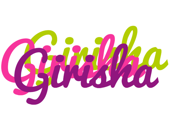 Girisha flowers logo