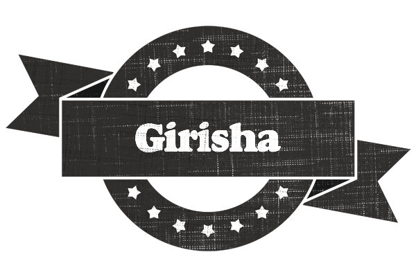 Girisha grunge logo