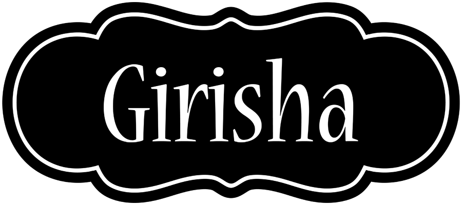 Girisha welcome logo