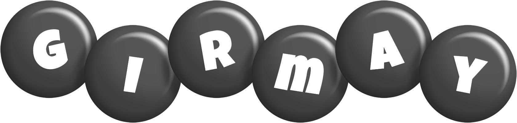 Girmay candy-black logo