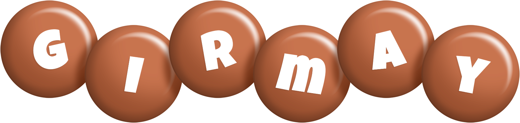 Girmay candy-brown logo