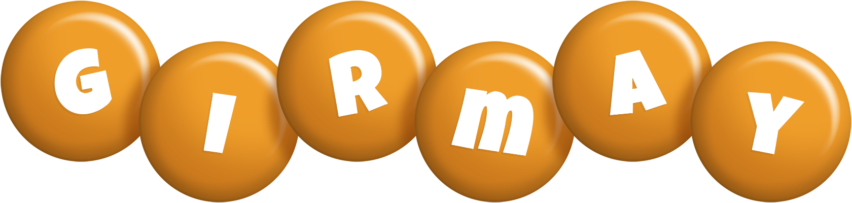 Girmay candy-orange logo