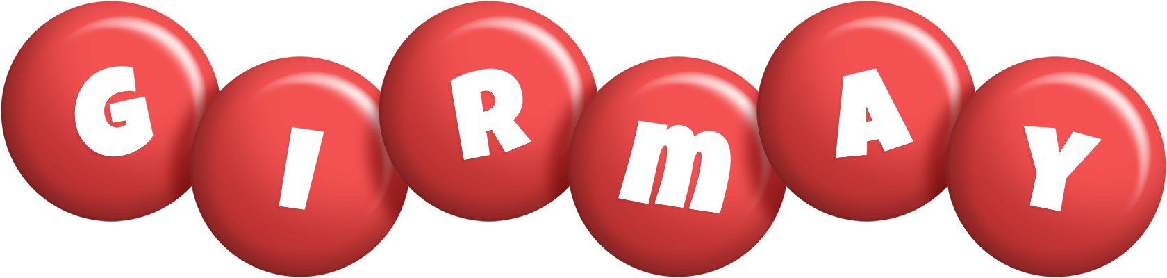 Girmay candy-red logo