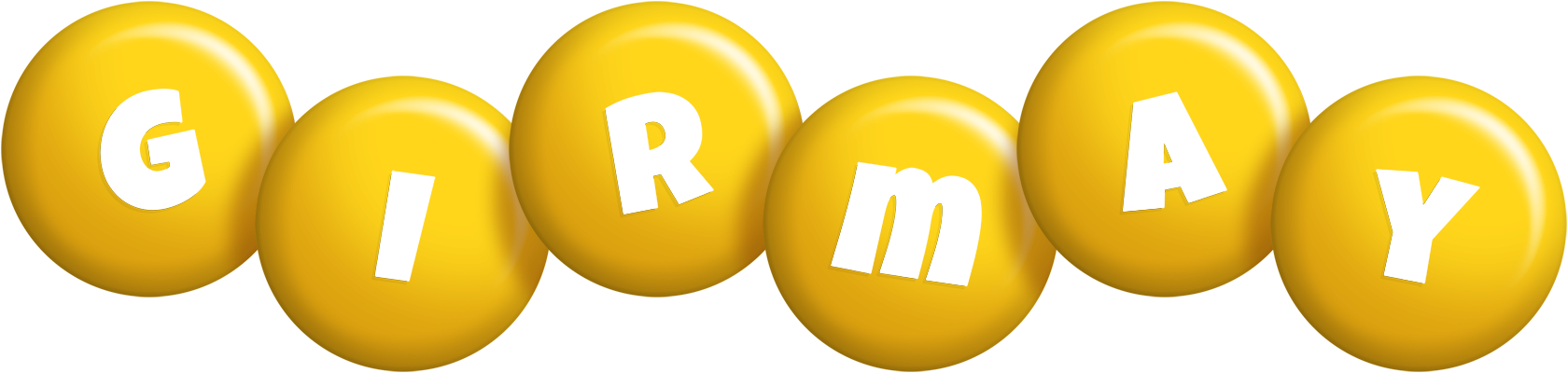 Girmay candy-yellow logo