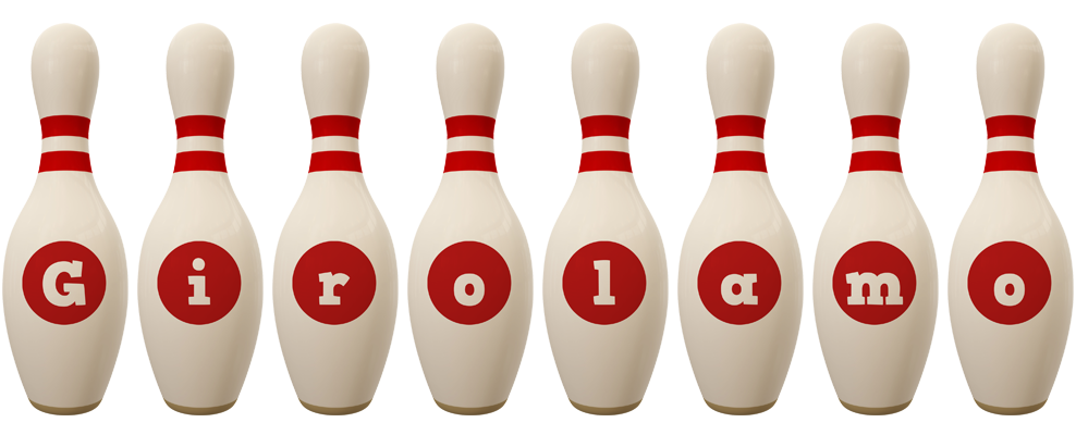 Girolamo bowling-pin logo