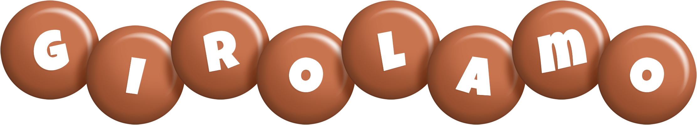 Girolamo candy-brown logo
