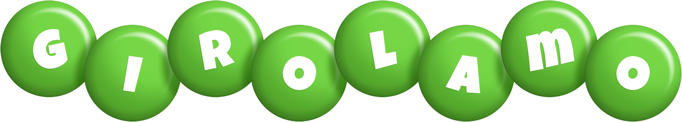 Girolamo candy-green logo