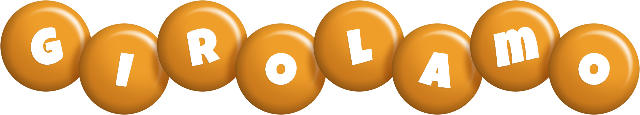 Girolamo candy-orange logo