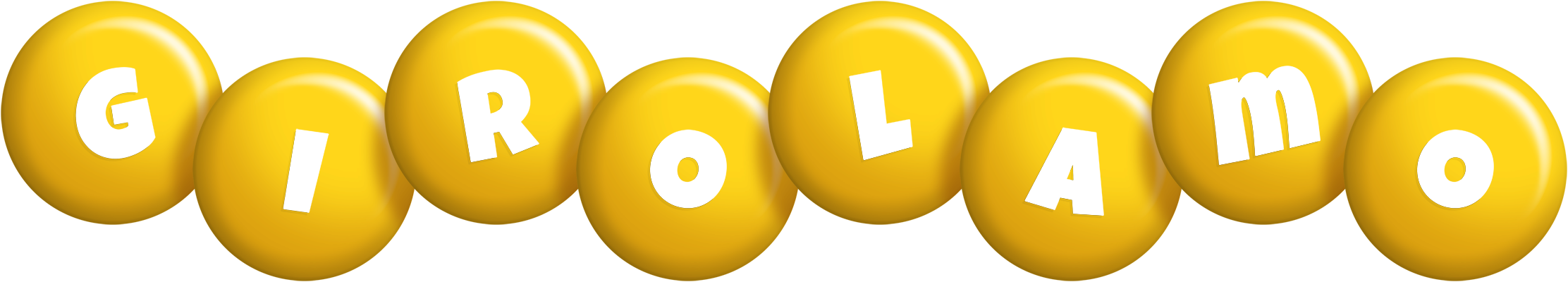 Girolamo candy-yellow logo