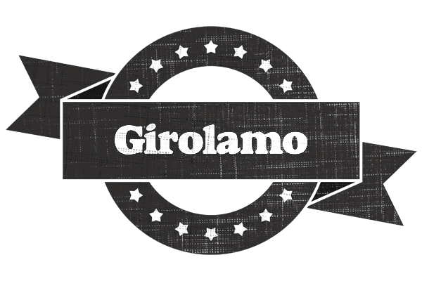 Girolamo grunge logo