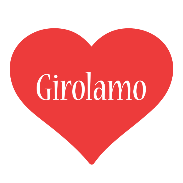Girolamo love logo