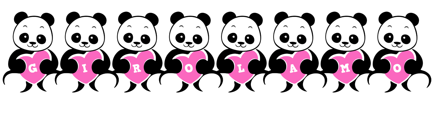 Girolamo love-panda logo
