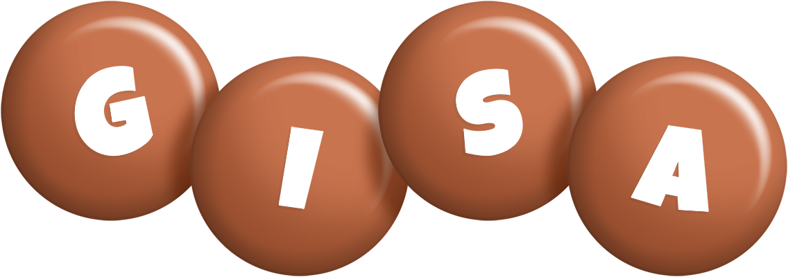 Gisa candy-brown logo