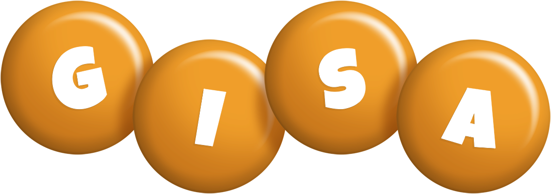 Gisa candy-orange logo