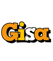 Gisa cartoon logo