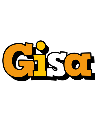 Gisa cartoon logo