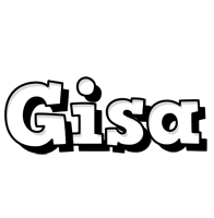 Gisa snowing logo