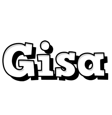 Gisa snowing logo