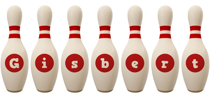 Gisbert bowling-pin logo