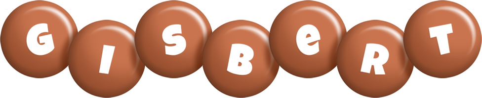 Gisbert candy-brown logo