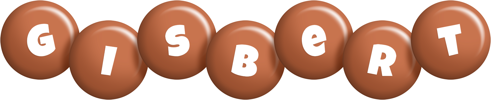 Gisbert candy-brown logo
