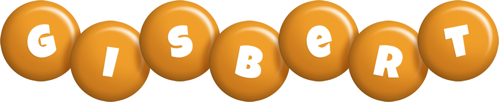 Gisbert candy-orange logo