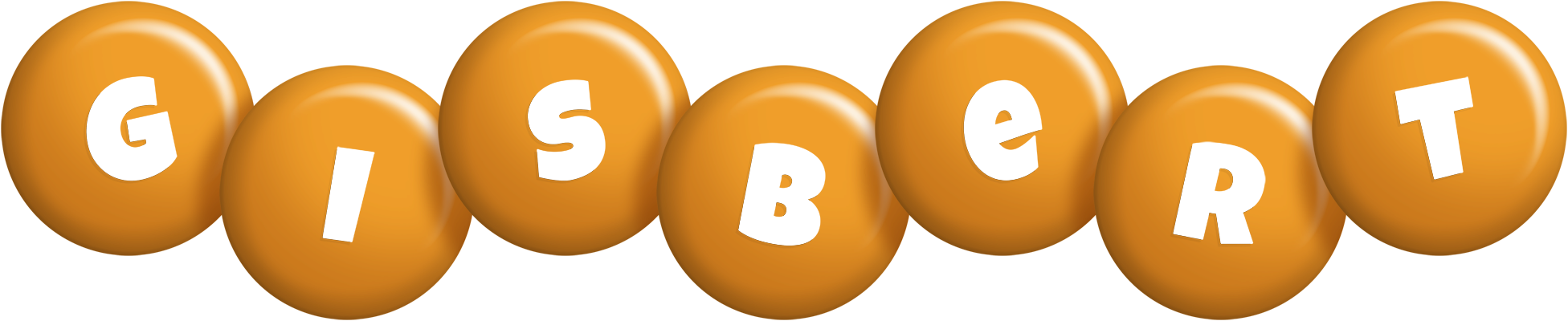 Gisbert candy-orange logo