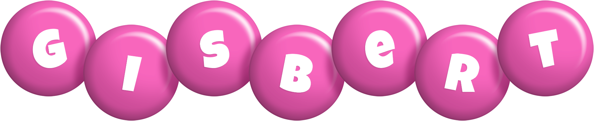 Gisbert candy-pink logo