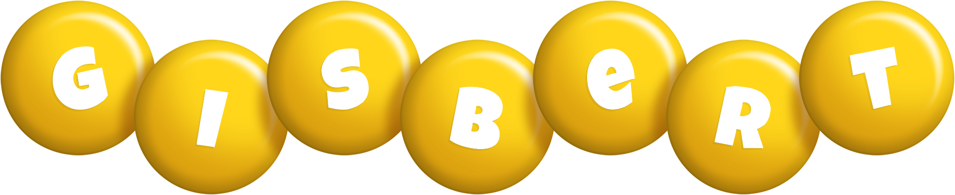 Gisbert candy-yellow logo