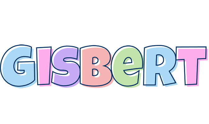Gisbert pastel logo