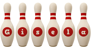 Gisela bowling-pin logo