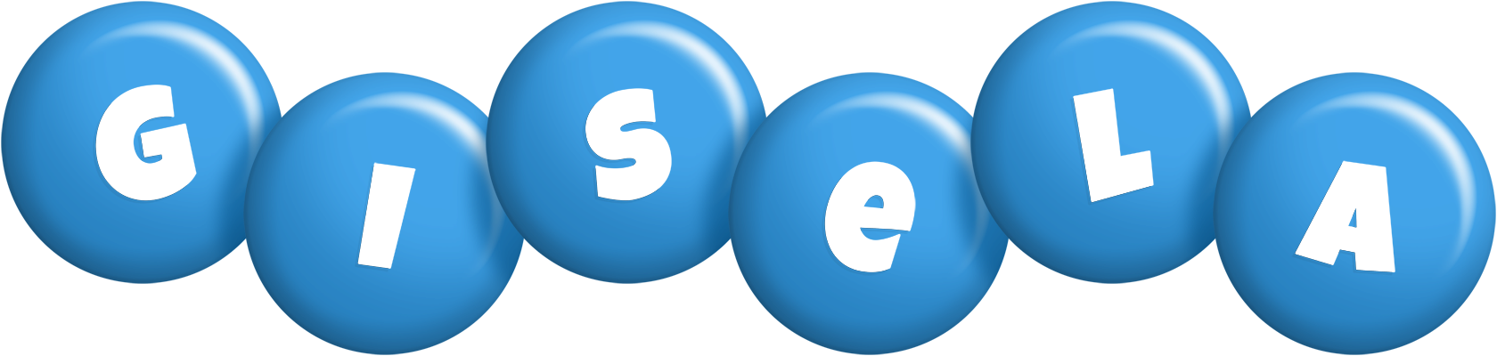 Gisela candy-blue logo
