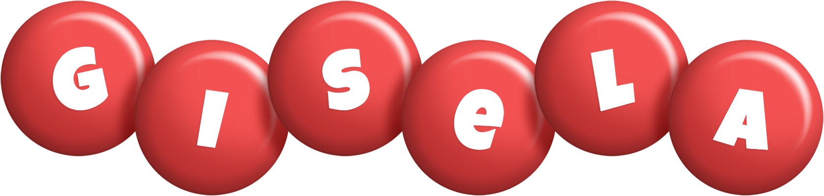 Gisela candy-red logo