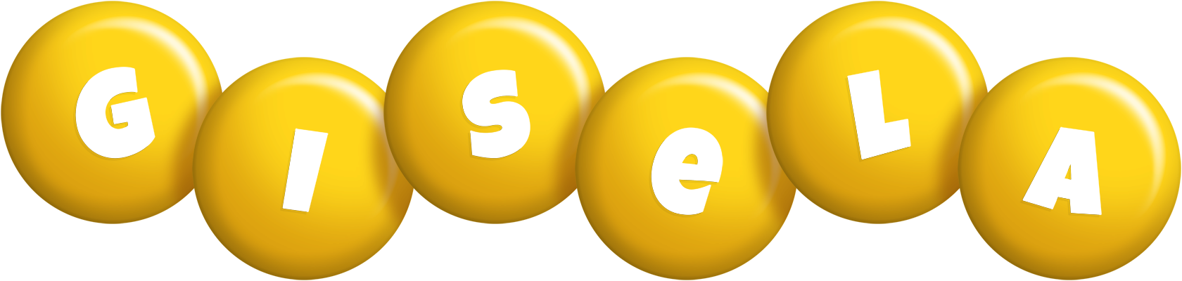 Gisela candy-yellow logo