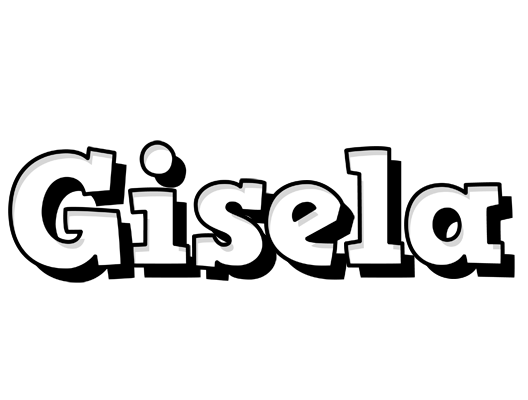 Gisela snowing logo