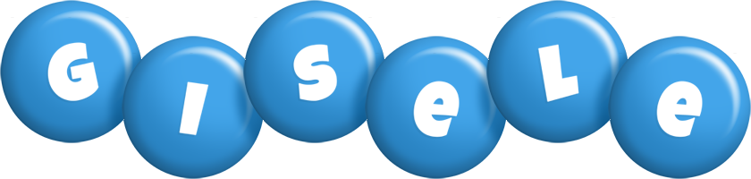 Gisele candy-blue logo