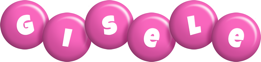 Gisele candy-pink logo