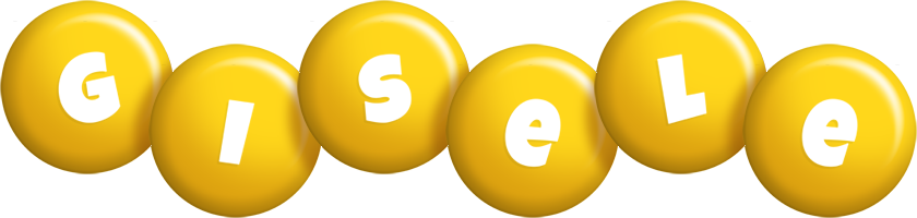 Gisele candy-yellow logo