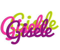 Gisele flowers logo