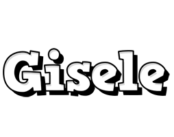 Gisele snowing logo