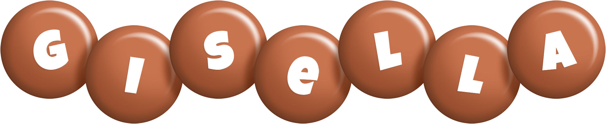 Gisella candy-brown logo