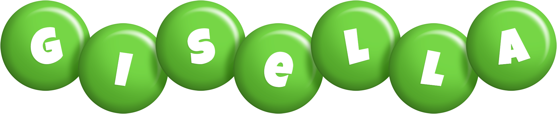 Gisella candy-green logo