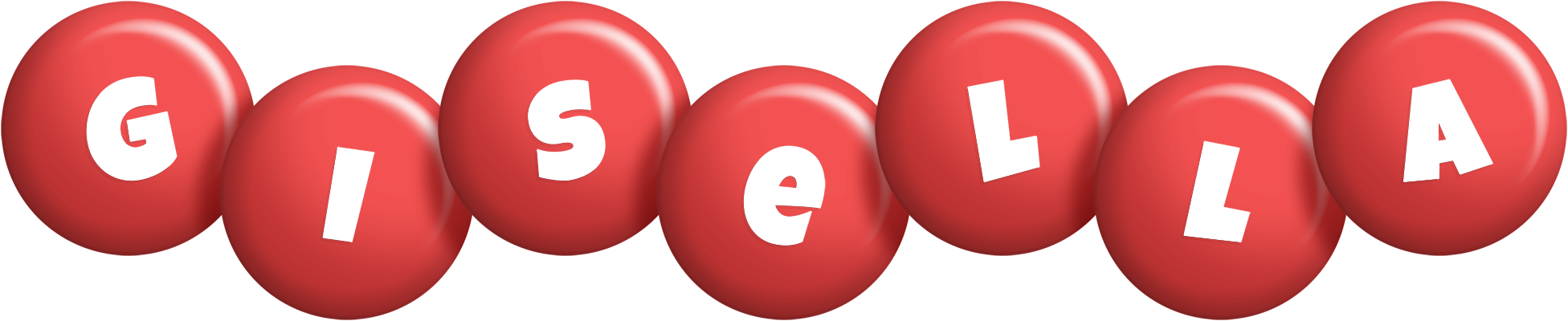 Gisella candy-red logo