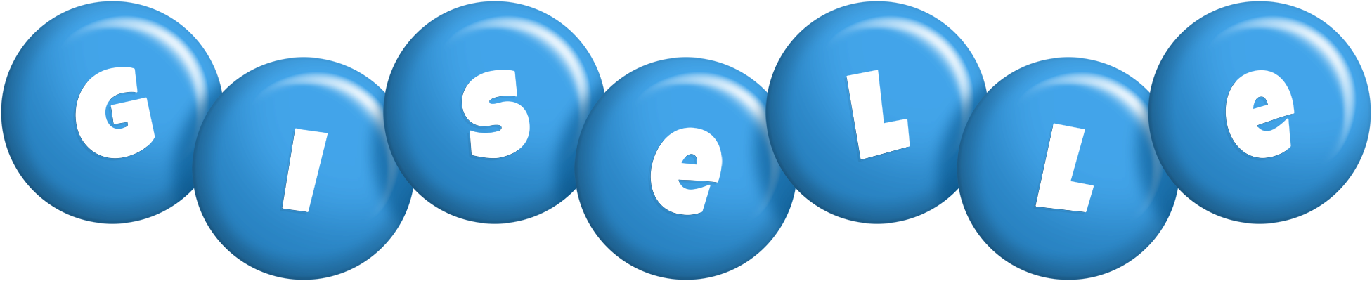 Giselle candy-blue logo