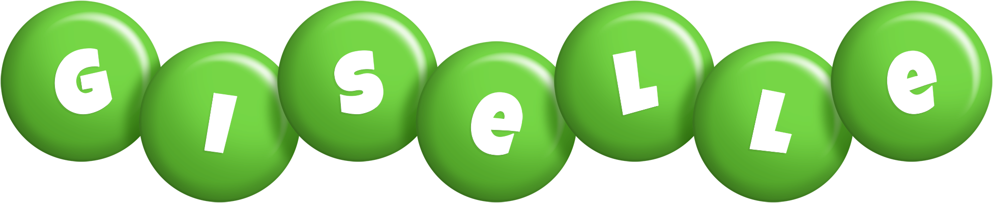 Giselle candy-green logo