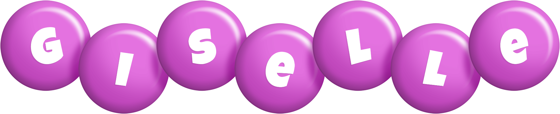 Giselle candy-purple logo