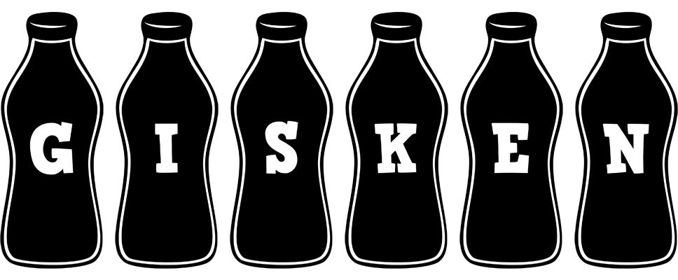 Gisken bottle logo